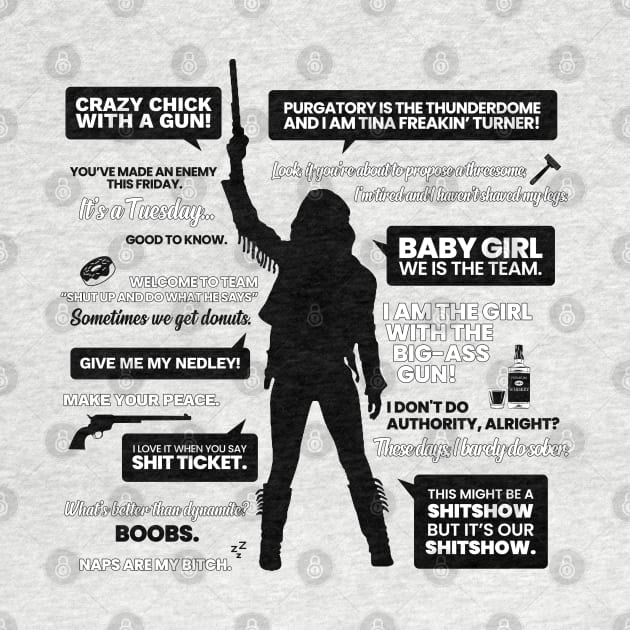 Wynonna Earp Silhouette Quotes by viking_elf